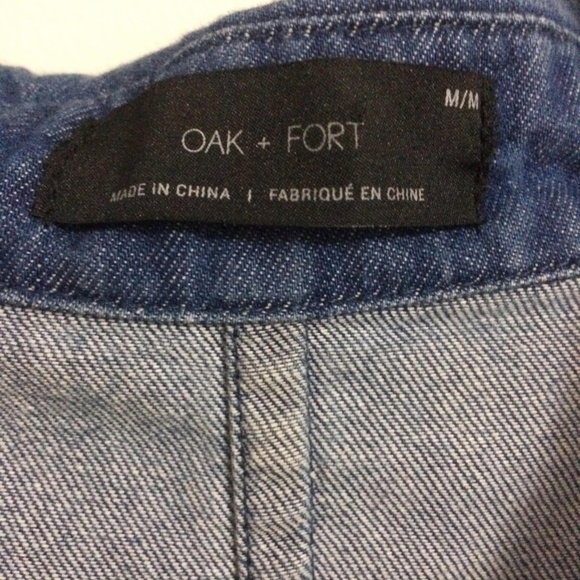 Boxy OAK + FORT Denim Shirt - Picture 2 of 2